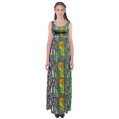 May Be A Woman In Manga Fire Empire Waist Maxi Dress by pepitasart