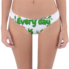 Earth Day Reversible Hipster Bikini Bottoms by Valentinaart