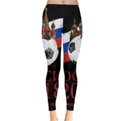 Russia Football World Cup Leggings  by Valentinaart