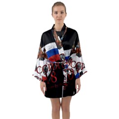 Russia Football World Cup Long Sleeve Kimono Robe by Valentinaart