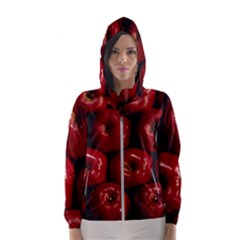 Apples 2 Hooded Wind Breaker (women) by trendistuff