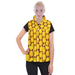 Lemons 2 Women s Button Up Vest by trendistuff