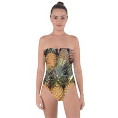 Pineapple 1 Tie Back One Piece Swimsuit by trendistuff
