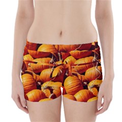 Pumpkins 3 Boyleg Bikini Wrap Bottoms by trendistuff