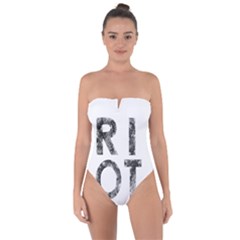 Riot Tie Back One Piece Swimsuit by Valentinaart