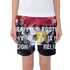 Football Is My Religion Women s Basketball Shorts by Valentinaart