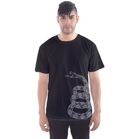 Gadsden Flag Don t Tread On Me Men s Sports Mesh Tee by snek