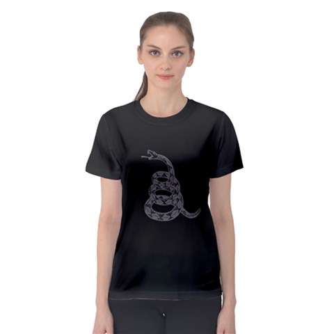 Gadsden Flag Don t Tread On Me Women s Sport Mesh Tee by snek