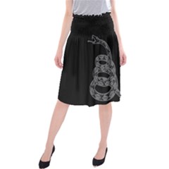 Gadsden Flag Don t Tread On Me Midi Beach Skirt by snek