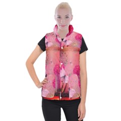Wonderful Butterflies With Dragonfly Women s Button Up Vest by FantasyWorld7
