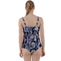 Army Camo Pattern Twist Front Tankini Set View2