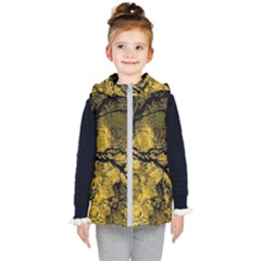 Colorful The Beautiful Of Traditional Art Indonesian Batik Pattern Kid s Hooded Puffer Vest by Sapixe