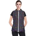 Lines Line Background Women s Puffer Vest View1