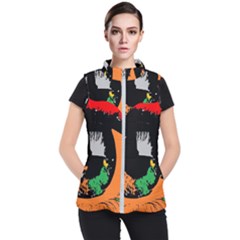 Eyes Makeup Human Drawing Color Women s Puffer Vest by Nexatart