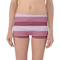 Striped Shapes Wide Stripes Horizontal Geometric Boyleg Bikini Bottoms