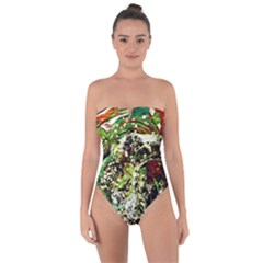 April   Birds Of Paradise 5 Tie Back One Piece Swimsuit by bestdesignintheworld