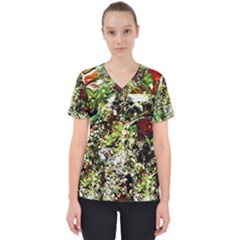 April   Birds Of Paradise 5 Scrub Top by bestdesignintheworld