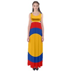 Roundel Of Armenian Air Force Empire Waist Maxi Dress by abbeyz71