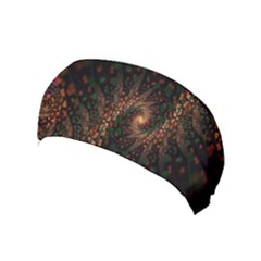 Multicolor Fractals Digital Art Design Yoga Headband by Sapixe