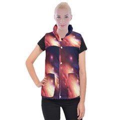 Nebula Elevation Women s Button Up Vest by Sapixe