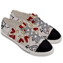 Love Love and Hearts Men s Low Top Canvas Sneakers View3