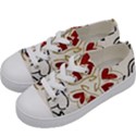 Love Love and Hearts Kids  Low Top Canvas Sneakers View2