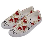 Love Love and Hearts Men s Canvas Slip Ons