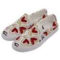 Love Love and Hearts Men s Canvas Slip Ons View2