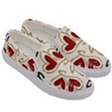 Love Love and Hearts Men s Canvas Slip Ons View3