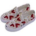 Love Love and Hearts Kids  Canvas Slip Ons View2