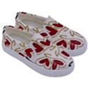 Love Love and Hearts Kids  Canvas Slip Ons View3