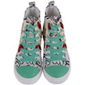 Love Love and Hearts Women s Mid-Top Canvas Sneakers View1