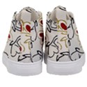 Love Love and Hearts Kid s Mid-Top Canvas Sneakers View4