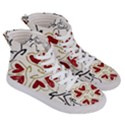 Love Love and Hearts Women s Hi-Top Skate Sneakers View3