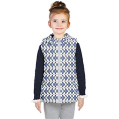 Blue Jess Kid s Hooded Puffer Vest by jumpercat