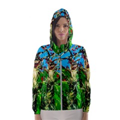 Coral Tree 2 Hooded Wind Breaker (women) by bestdesignintheworld