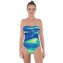 Sky Is The Limit Tie Back One Piece Swimsuit by bestdesignintheworld