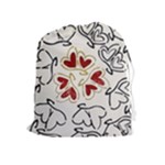 Love Love hearts Drawstring Pouches (Extra Large)