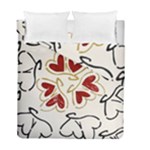 Love Love Hearts Duvet Cover Double Side (Full/ Double Size)