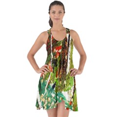 April -    Birds Of Paradise Show Some Back Chiffon Dress by bestdesignintheworld