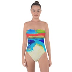 Dscf3229 - Kite In Brasil Tie Back One Piece Swimsuit by bestdesignintheworld