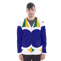 Roundel Of Brazilian Air Force Hooded Wind Breaker (men) by abbeyz71