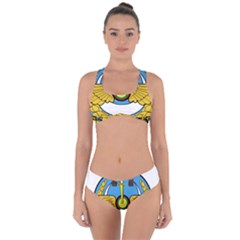 Emblem Of Royal Brunei Air Force Criss Cross Bikini Set by abbeyz71