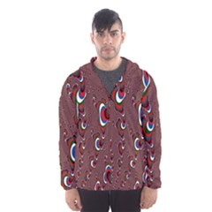 Mandelbrot Fractal Mathematics Art Hooded Wind Breaker (men) by Sapixe