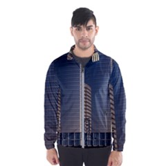 Skyscraper Skyscrapers Building Wind Breaker (men) by Sapixe