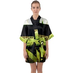 Colors And Fabrics 25 Quarter Sleeve Kimono Robe by bestdesignintheworld