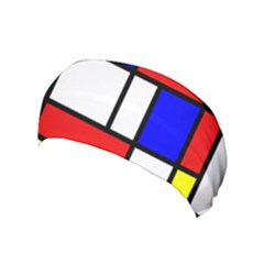 Piet Mondrian Mondriaan Style Yoga Headband by yoursparklingshop
