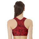 Arranged Flowers Love Sports Bra with Border View2