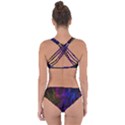 Color Splash Trail Criss Cross Bikini Set View2