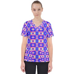 Artwork By Patrick-colorful-33 Scrub Top by ArtworkByPatrick